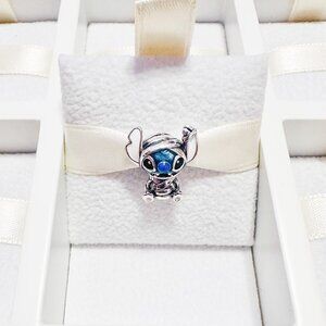 925 Sterling Silver Mummy Stitch Charm Bead Fits Pandora Bracelets And Bangles